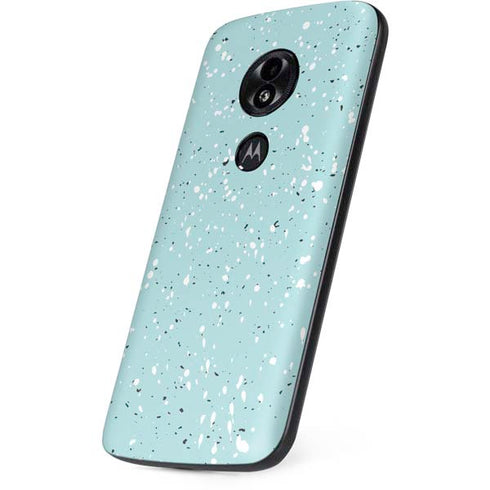 Mint Speckled Moto E5 Play Skin